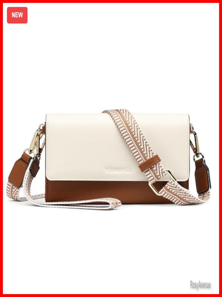Rfid Blocking Wristlet Crossbody Bag Vegan Leather Shoulder Purse